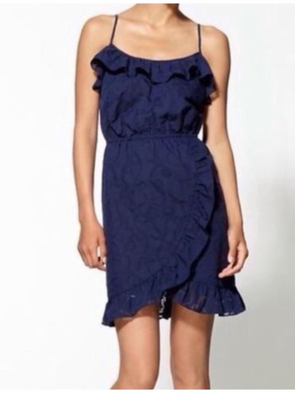 Lilly Pulitzer Navy Ruffle Sundress